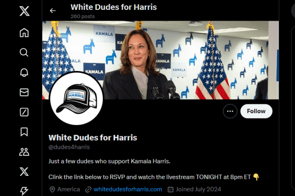 X Allegedly Suspends ‘White Dudes for Harris’ Account After Group Raises $4 Million for Her Campaign: ‘We Scared Elon Musk’