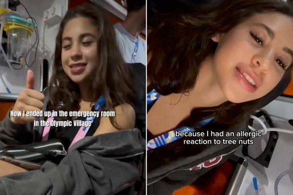 Gymnast Suffers ‘Severe Allergic Reaction’ in Olympic Village: ‘That’s Not Going to Stop Me