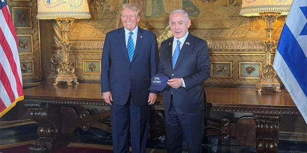 Trump greets Netanyahu at Mar-a-Lago, says World War III could happen if Harris wins
