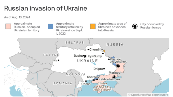 Putin scrambles as Ukraine claims more territory inside Russia