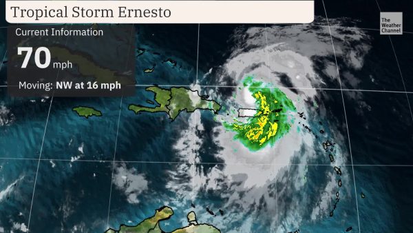 Ernesto Likely To Become Hurricane Wednesday – Videos from The Weather Channel