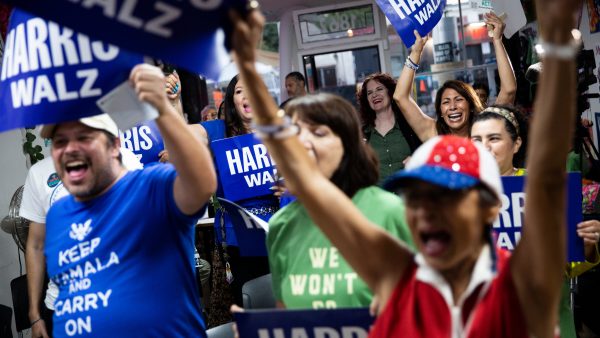 What Voters Outside the Democratic Bubble Thought of Harris’s Speech