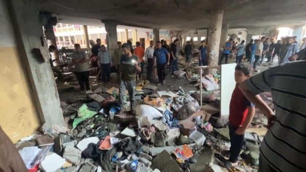 Video IDF carries out deadly airstrike on school in Gaza City