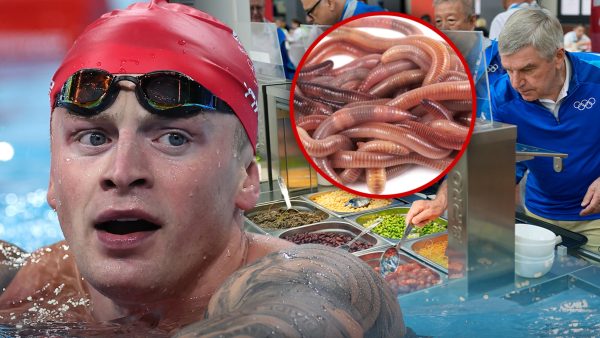 British Swimmer Adam Peaty Claims Worms Found In Olympic Village Food