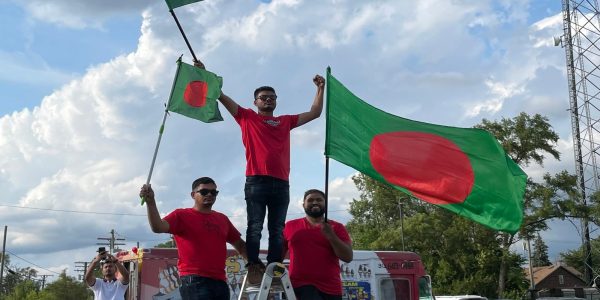 Bangladeshi Americans in Michigan celebrate the removal of Sheikh Hasina