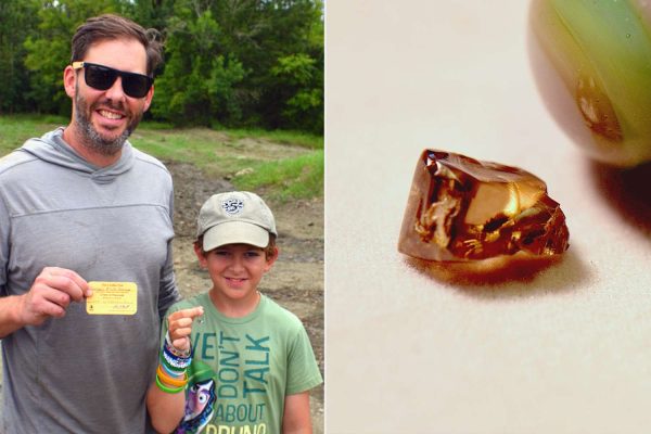Arizona Dad and Son ‘Try Their Luck’ and Find Second-Largest Diamond at State Park This Year