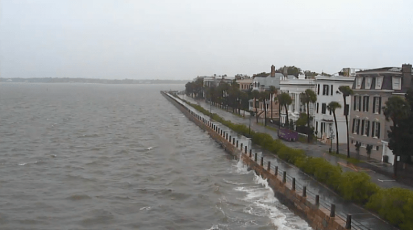 View live cameras in Charleston as Tropical Storm Debby lashes area