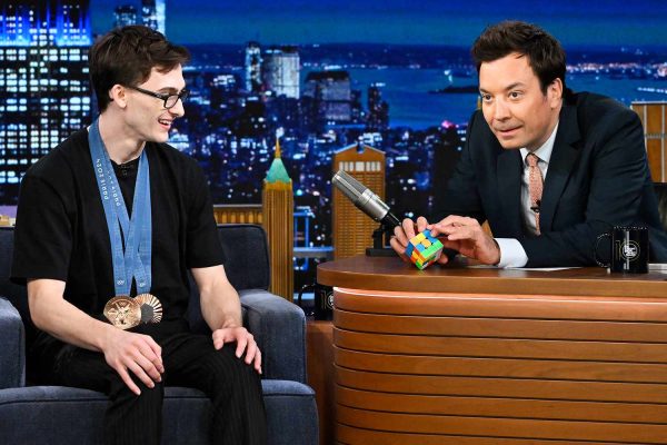 Olympic Gymnast Stephen Nedoroscik Wows Jimmy Fallon with His Impressive Rubik’s Cube Skills