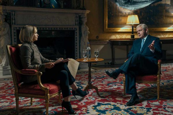 Michael Sheen Transforms Into Prince Andrew for Amazon Prime’s Upcoming Series ‘A Very Royal Scandal’