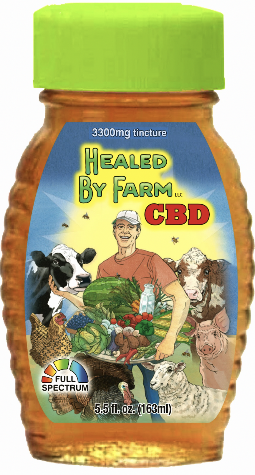 Healed by Farm CBD 3300mg Tincture